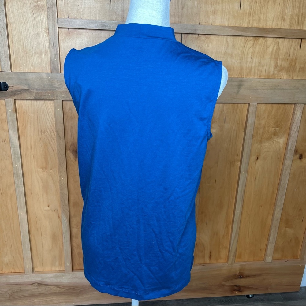 Land’s End NWT Blue Sleeveless Women's Top | Size Small - Picture 4 of 7